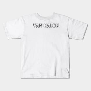 Van Halen <//> Typography Design Kids T-Shirt